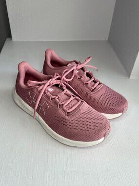 Under Armour Womens Charged Pursuit 3 Running Shoes Muave Dusty Pink Size 9